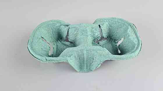 Тримач паперовий для 2 (двох) склянок зелений (холдер) (100 шт.) Харків