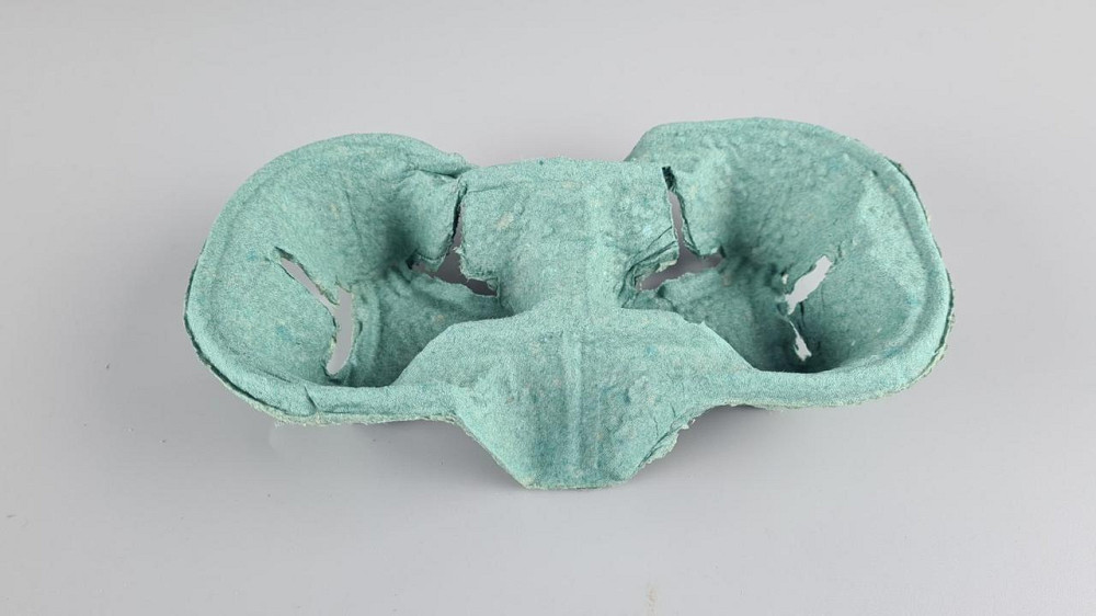 Держатель бумажный для 2-х (двух ) стаканов зеленый  (холдер) (100 шт) Харьков - изображение 1