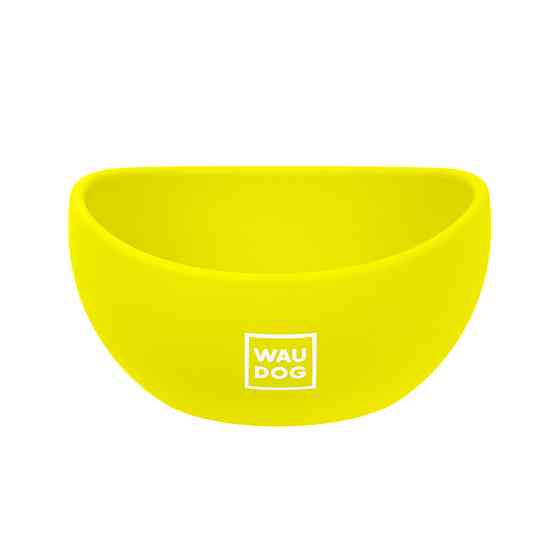 Миска WAUDOG Silicone, 250 мл желтый Киев