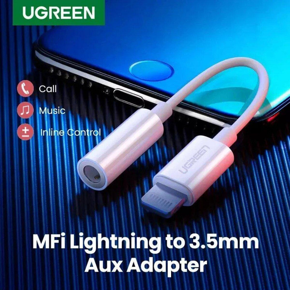 Адаптер UGREEN US212 Lightning to 3.5mm Headphone Jack Adapter Николаев - изображение 3
