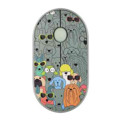 Мишка 2E MF300 PETSDOGS Silent Wireless/Bluetooth Green (2E-MF300WPETSGN) Вінниця