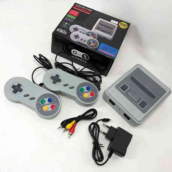 Игровая консоль приставка два джойстика Game Box Dendy Super Mini, Портативная игровая приставка ретро XQ-52 Львов