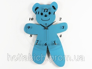 Годинники настінні Дитина Ведмедик два кольори Київ - фото 2