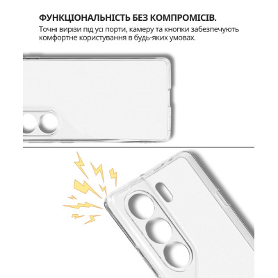 Чехол для мобильного телефона BeCover Silicone Tecno Camon 40 (CM5) Transparent (714680) Винница - изображение 3