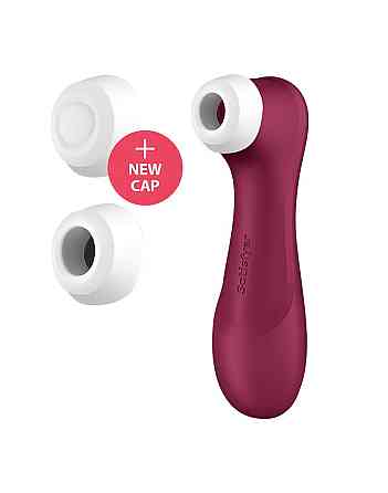 Вакуумный клиторальный стимулятор Satisfyer Pro 2 Generation 3 Satisfyer Liquid Air, бордовый Sex Aura Киев