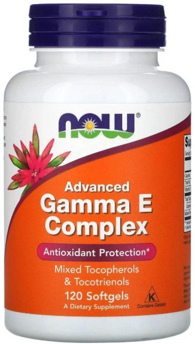 Вітамін Е Now Foods Gamma E Complex 120 гел капс Київ - фото 1
