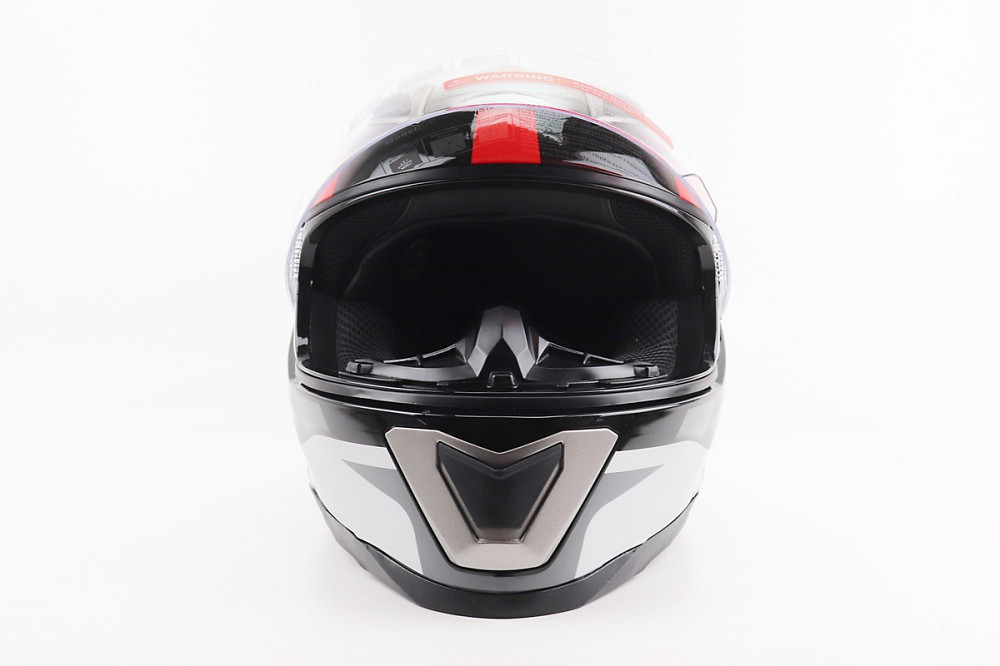 Шолом інтеграл, закритий BLD-M62 S (55-56см), ЧОРНИЙ/БІЛО-ЧЕРВОНИЙ Київ - фото 5