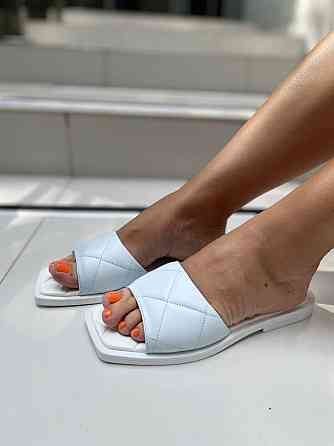 Asti Шльопанці жіночі ASTI 0113 блакитні (літо, шкіра натуральна) (4429) Коломия