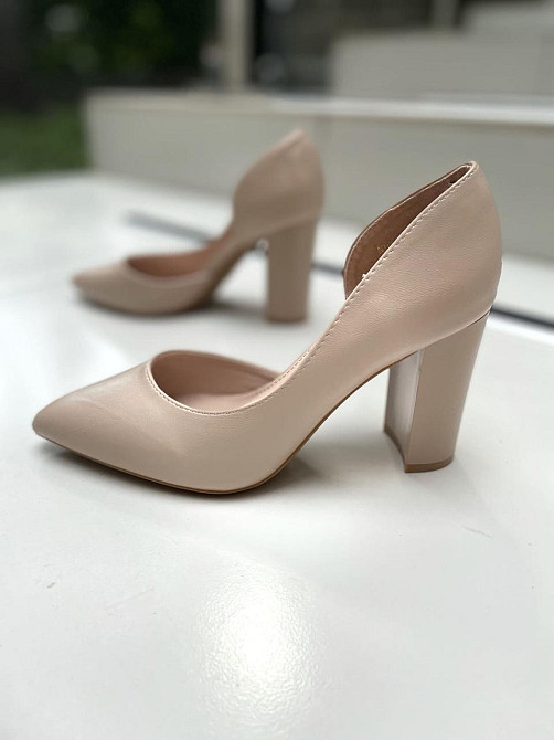 Туфлі жіночі TRASTA -3 бежеві (весна-осінь, еко-шкіра) (4583) 36 Коломыя - изображение 1