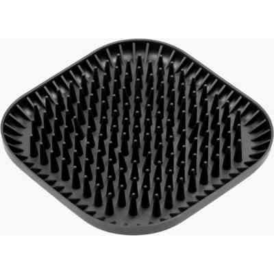 Универсальная посуда для животных Fiboo Fiboowl Spiky коврик для слизывания лакомства и еды, 19х19 см черный (FIB0232) Винница