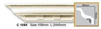 Карниз полиуретановый с орнаментом Gaudi Decor C 1084 Днепр - изображение 1
