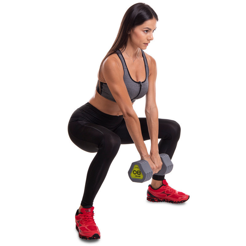 Гантель 8 кг покрытие TPU Zelart-2678-8 Гантели, гири, штанги и диски Киев - изображение 5