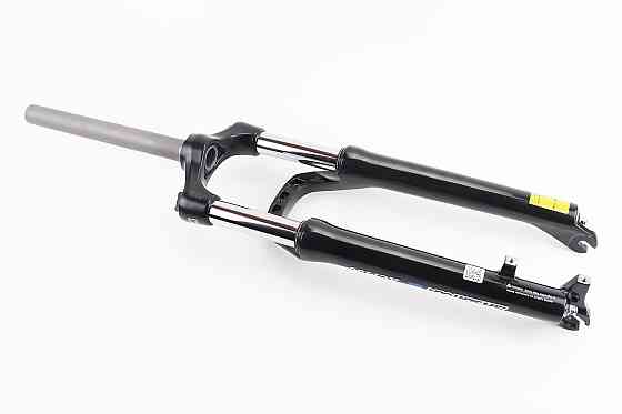 Вилка 26" амортизаційна, без різьби 1-1/8" (28,6мм), шток 260мм, з ходом 80мм, Disk-brake, пружинно-оливна, Lockout, алюмінієва, чорна XCM-3 Київ