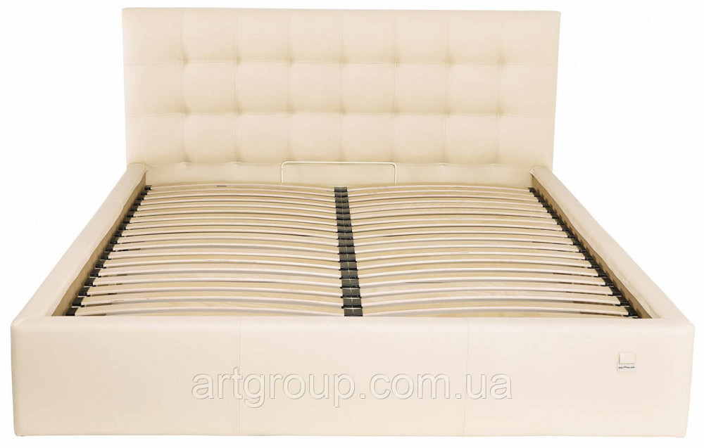 Кровать Chester Comfort 120 х 200 см Fly 2207 С подъемным механизмом и нишей для белья Бежевый Днепр - изображение 13
