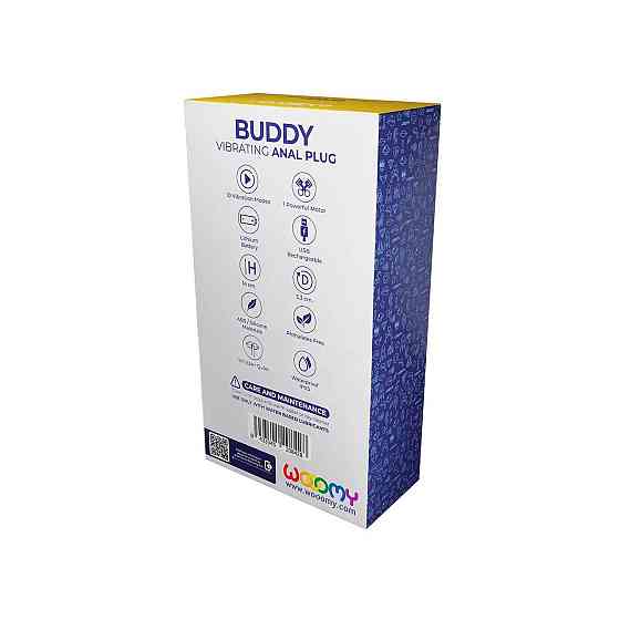Анальный вибростимулятор Wooomy Buddy Sex Aura Киев