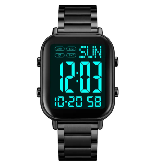 Чоловічий наручний годинник Skmei 2259 (Чорний з чорним) Київ - фото 3