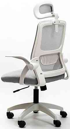 Кресло офисное Diego ErgoFlex сетка бело-серое Киев