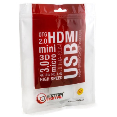 Порт-реплікатор Extradigital USB Type-C to HDMI/USB 3.0/Type-C (0.15m) (KBH1691) Вінниця - фото 5