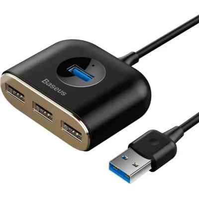 Концентратор Baseus USB 3.0 to 1xUSB 3.0 + 3xUSB 2.0 1.0m (CAHUB-AY01) Винница