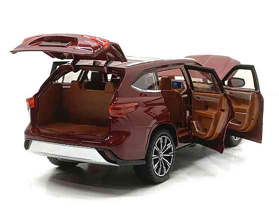 Машина Автосвит Toyota Highlander инерционная открываются двери капот багажник 21см Бордовий (AP-2024) Чернігів
