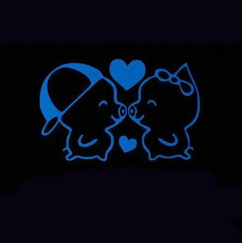 Наклейка люмінесцентна "Хрюшки" - 10*15см Київ - фото 1