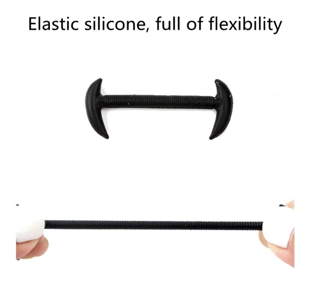 Шнурки силіконові на класичне взуття Сміла - фото 7