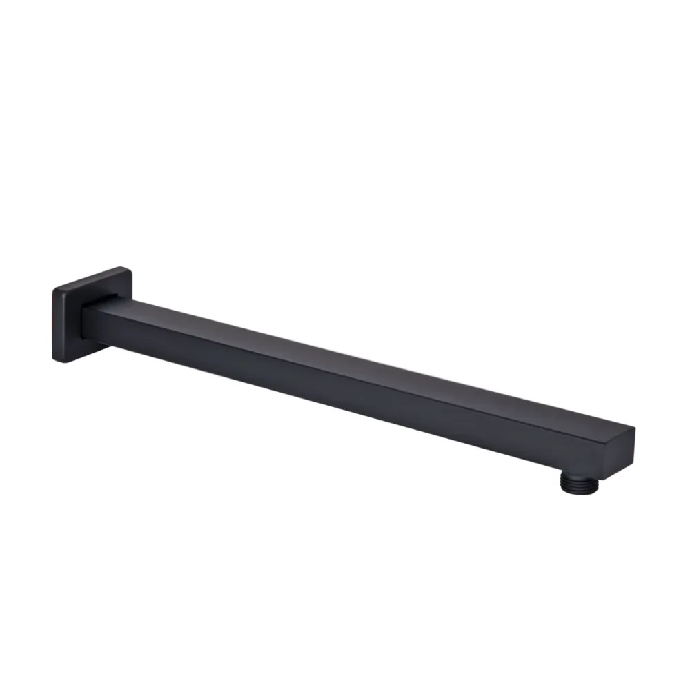 Кронштейн для верхнього душу Qtap Trubice 400 мм прямокутний QTTRU120BLM45929 Black Matt Київ - фото 5