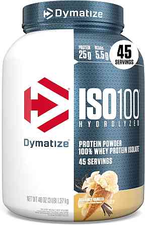 Изолят сывороточного протеина Dymatize nutrition ISO 100 1362 г, Gourmet Vanilla Луцк