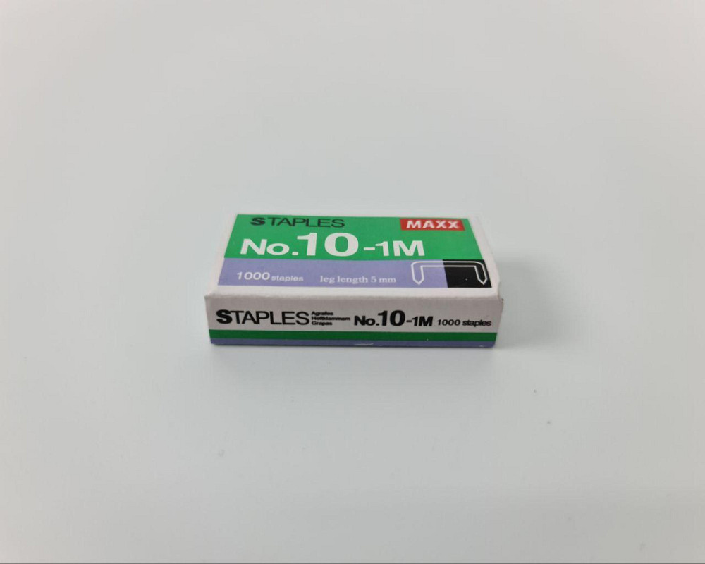 Скоби для канцелярського степлера No10 (10000шт) STAPLES MAXX (1 кор) Харків - фото 3