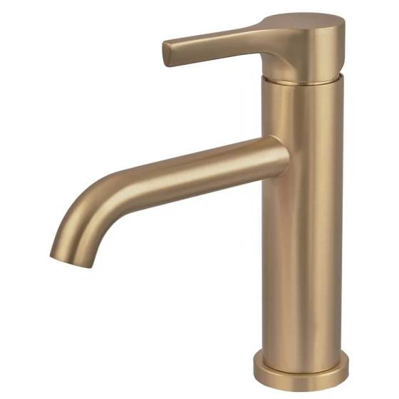 Змішувач для умивальника Zerix Rex-001-B Brushed Gold з нержавіючої сталі (Колір матове золото) (ZX6116)   ( 23581 ) Харьков