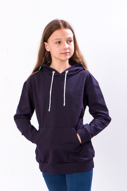 Худі для дівчинки (підлітковий) 80% бавовна, 20% поліестер, топ Крохатушка одяг Киев - изображение 2