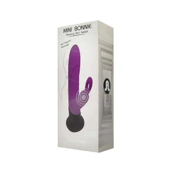 Вібратор з обертанням стовбура Adrien Lastic Mini Bonnie з петелькою для пальчика Львів