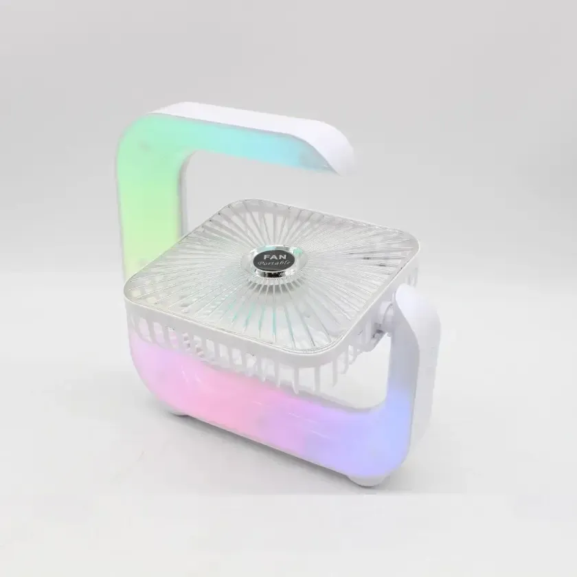 G-Вентилятор Квадратный Ночник аккумуляторный от USB с подсветкой Коломия - фото 3