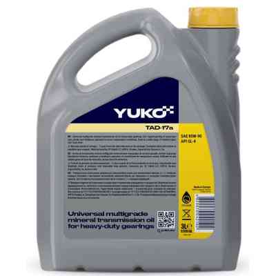 Трансмиссионное масло Yuko ТАД-17а GL-4, SAE 85W-90 3л (4820070242102) Винница