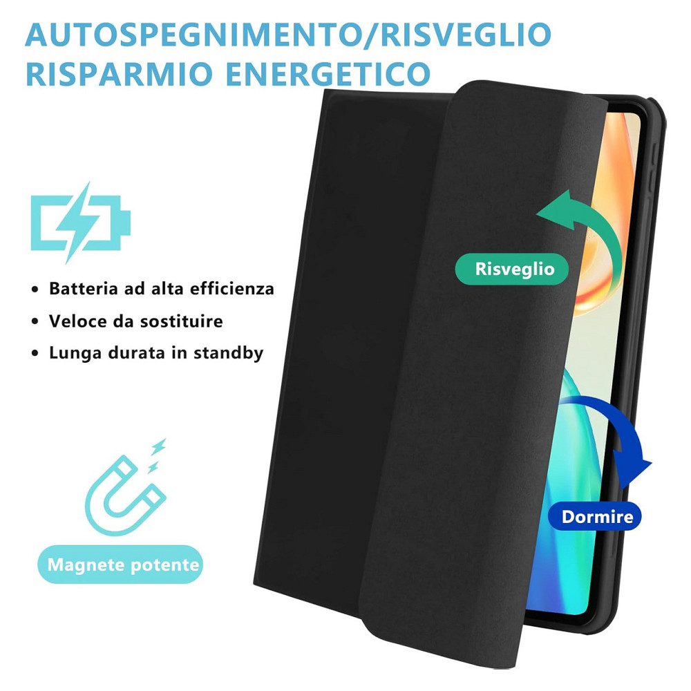 Клавіатурний чохол кейс з клавіатурою GAOJIE QWERTY для iPad Air 11 2024/2025 Air 5 Air 4 iPad Pro 11 Bluetooth чорний Київ - фото 3