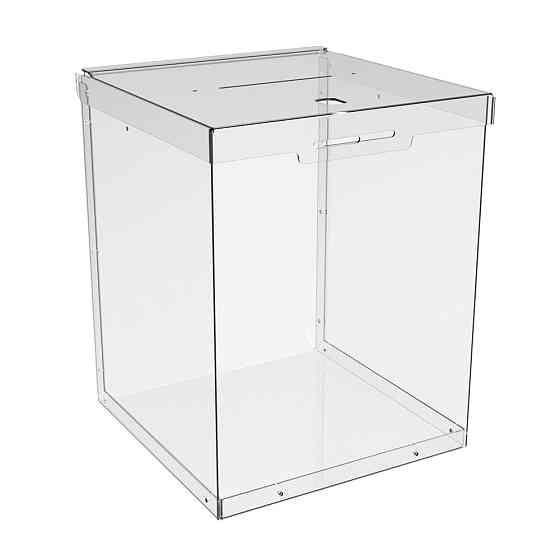 Ящик EKOSTAR с замком для пожертвований и сбора денег 200x200x250. Объем 10 литров Киев