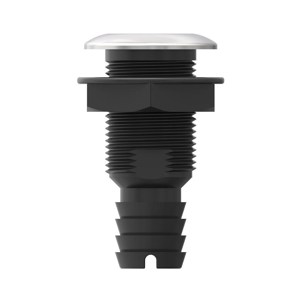 Штуцер зливний SEAFLO 5/8" (16 мм) з обратним клапаном — Нейлон + Нержавіюча сталь (SFTH3) Київ - фото 3