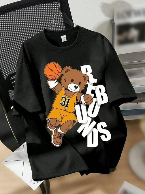 Футболка чоловіча с принтом  46 Чорний 2664092766 Дніпро - фото 1