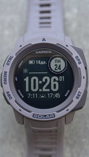 Смарт -Часы Garmin Instinct Solar orchid Киев - изображение 8