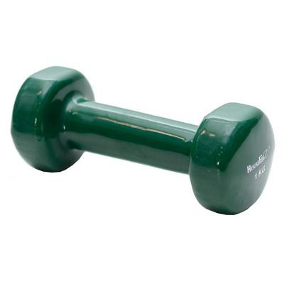 Гантель HouseFit з вініловим покриттям 1 кг (D086/DD6948-1) Вінниця - фото 1