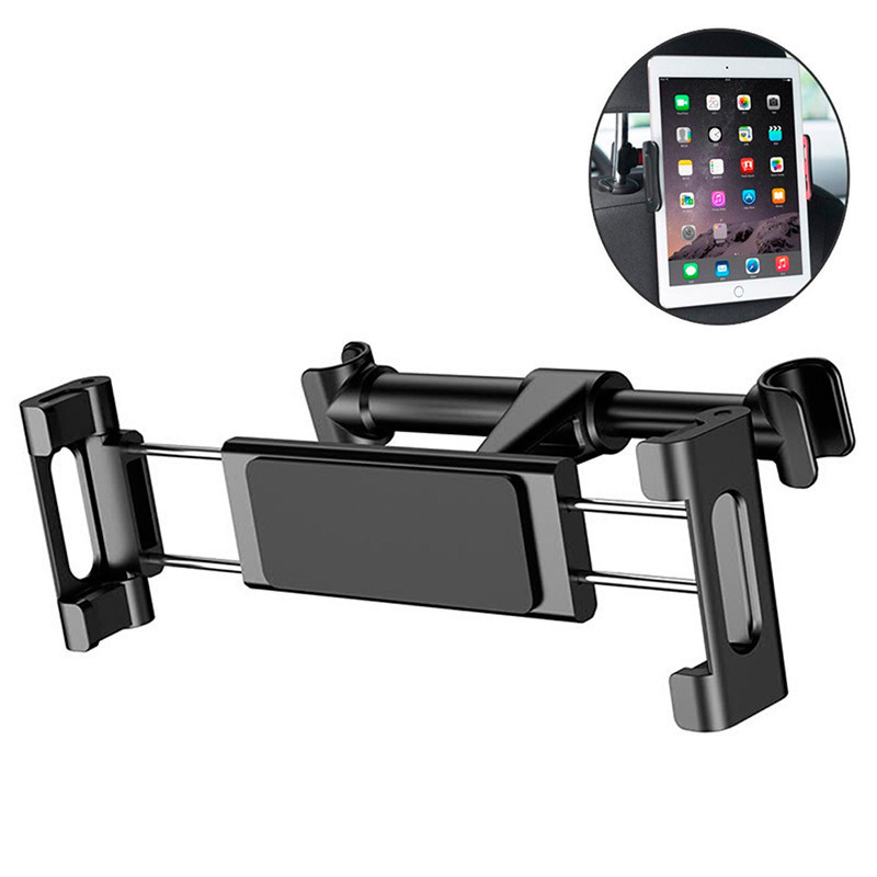 Тримач для планшета в авто з кріпленням на підголовник Baseus SUHZ-01 (Чорний) Николаев - изображение 1