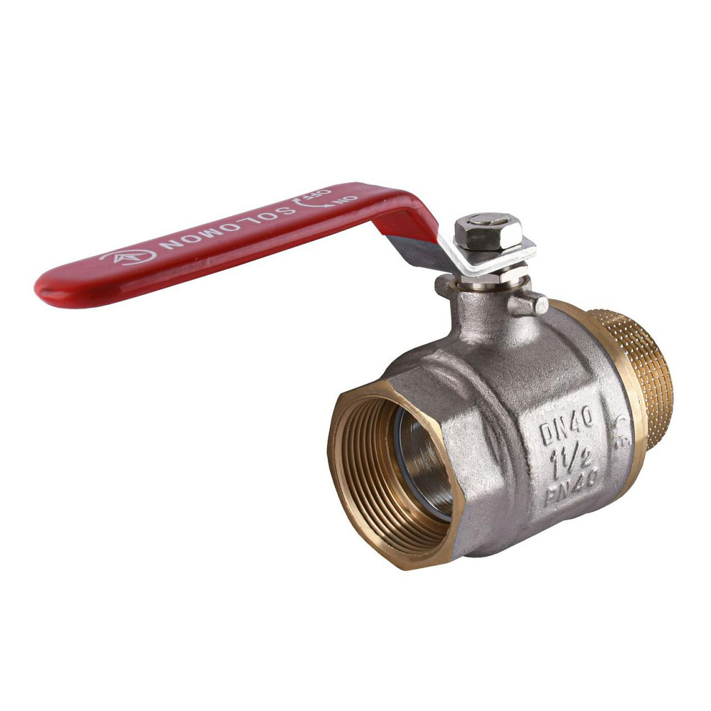 Кран шаровый прямой SOLOMON 1 1/2″ НВ КР PN40 В1002FM Киев - изображение 2
