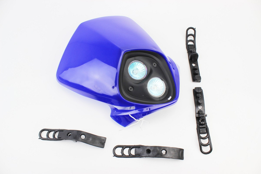 пластик - обтічник + фара, СИНІЙ, тип 6 Киев - изображение 1