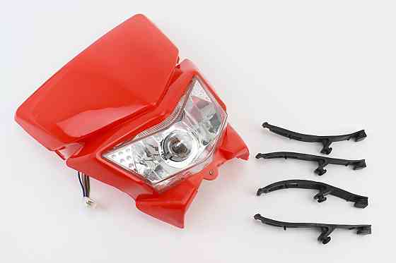 пластик - обтічник + фара, ЧЕРВОНИЙ, тип 3 Київ