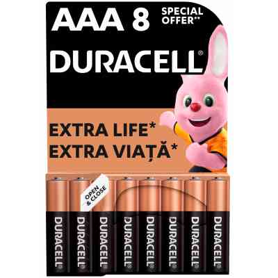 Батарейка Duracell AAA лужні 8 шт. в упаковці (5000394203341 / 81480364) Вінниця