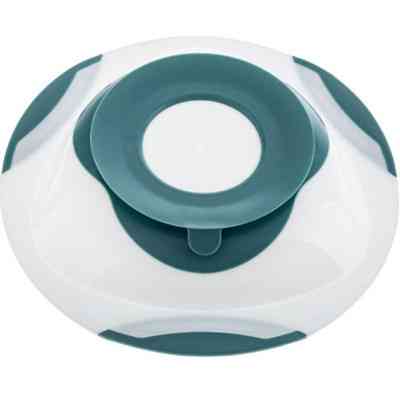Тарелка детская Akuku на присоске, белый-бирюзовый (A0524) Винница