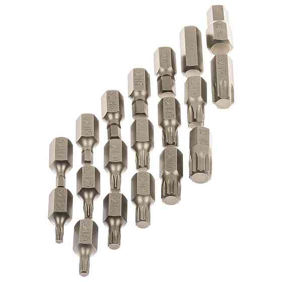 Набор бит Torx, 40 единиц (сталь S2) SATRA S-40BS2 Чернигов