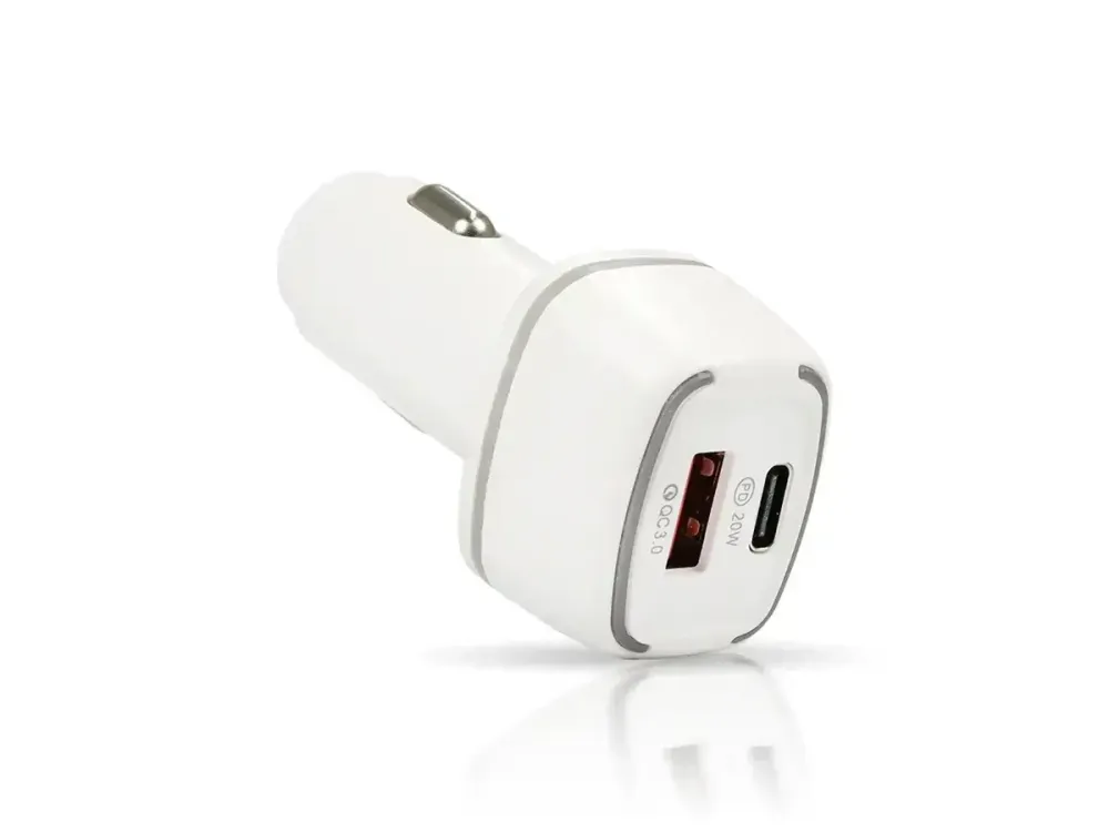 Автомобільний зарядний пристрій YY-C01 12В 3А 20Вт QC3.0, USB+Type-C, швидка та безпечна зарядка Одеса - фото 4
