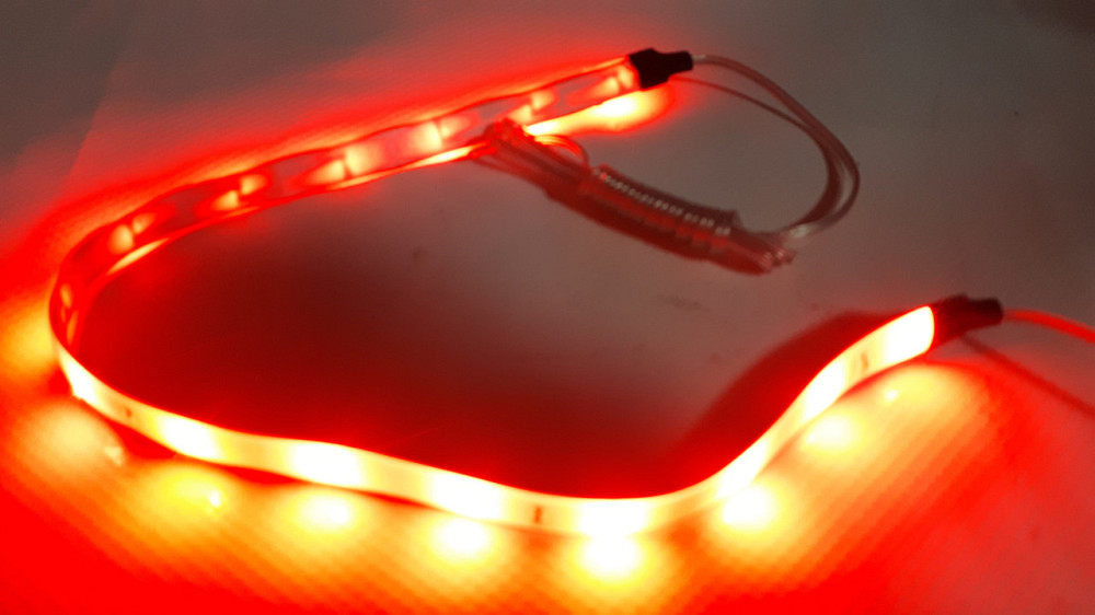 Подсветка гибкая KL-15 15LEDх30см Red Винница - изображение 1