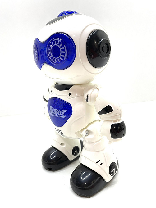 Робот на радіокеруванні Dance Robot танцює мелодії підсвічування Біло-Синій (606-1) Чернігів - фото 5